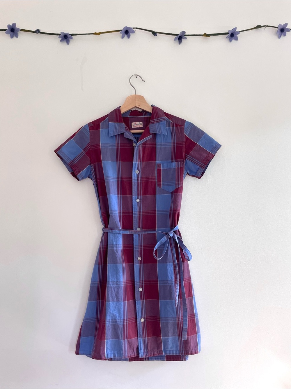 Japanese Cotton Plaid Dress